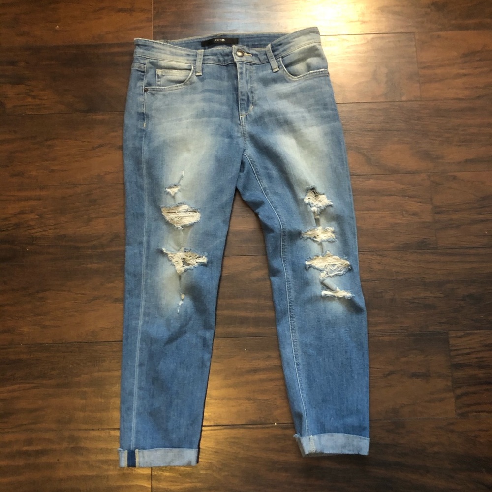 Joe’s Denim Jeans - cropped distressed